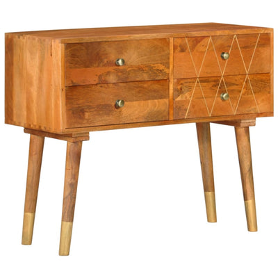 vidaXL Sideboard 85x40x70 cm Solid Mango Wood
