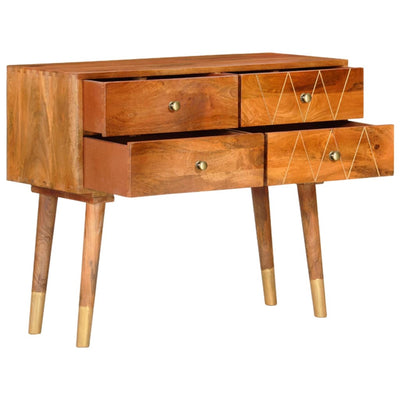 vidaXL Sideboard 85x40x70 cm Solid Mango Wood