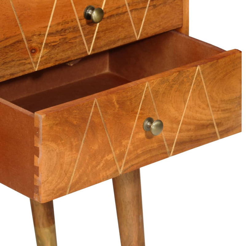 vidaXL Sideboard 85x40x70 cm Solid Mango Wood