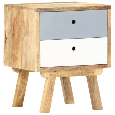 vidaXL Bedside Cabinet 43x30x58 cm Solid Mango Wood