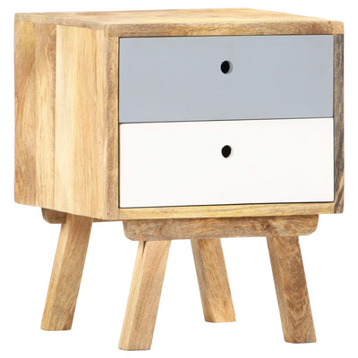 vidaXL Bedside Cabinet 43x30x58 cm Solid Mango Wood