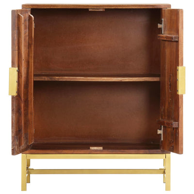 vidaXL Sideboard 60x35x75 cm Solid Acacia Wood