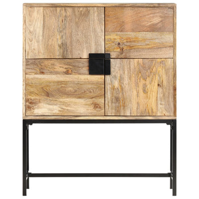 vidaXL Highboard 80x30x100 cm Solid Mango Wood