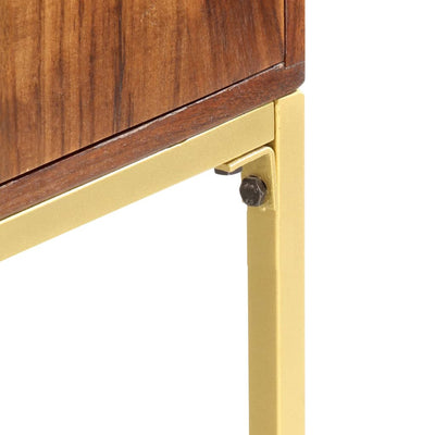 vidaXL Highboard 80x30x100 cm Solid Acacia Wood