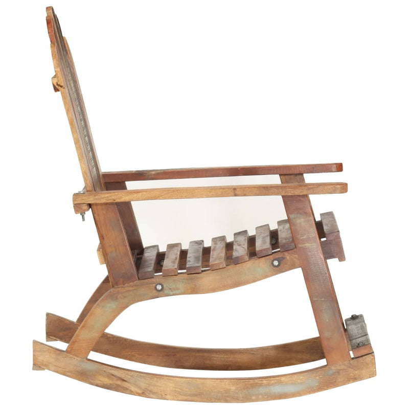 vidaXL Garden Rocking Chair Solid Reclaimed Wood