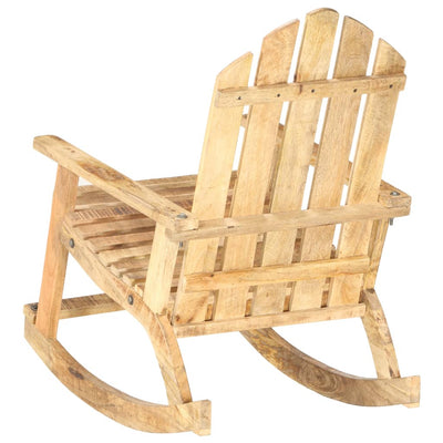 vidaXL Garden Rocking Chair Solid Mango Wood