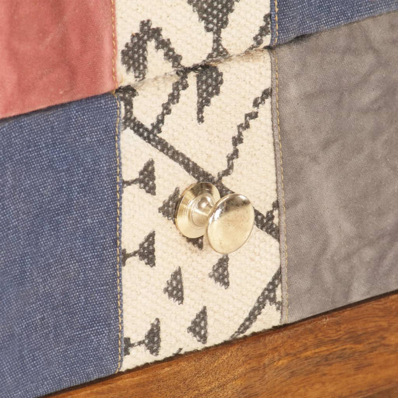 vidaXL Bedside Cabinet 40x30x50 cm Solid Mango Wood