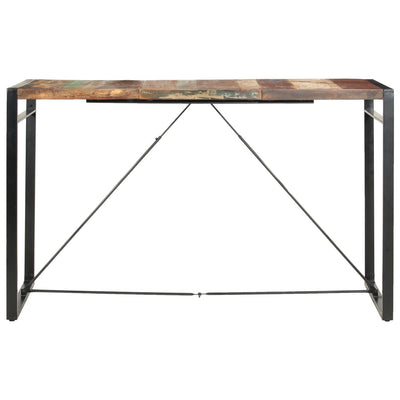 vidaXL Bar Table 180x90x110 cm Solid Reclaimed Wood