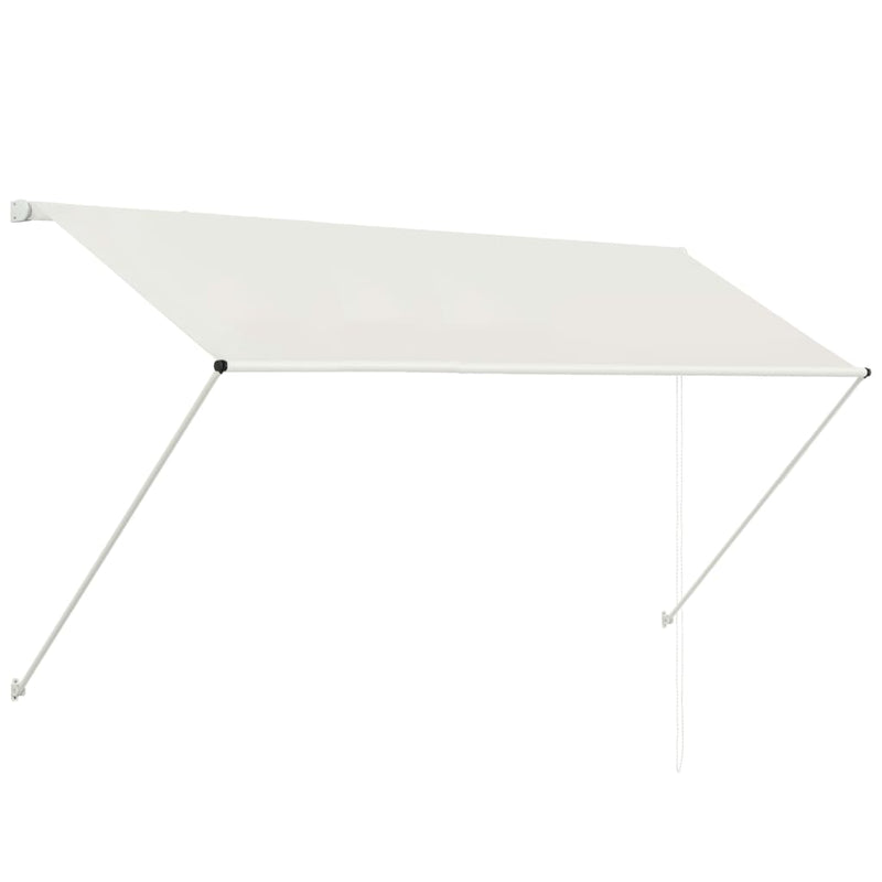 vidaXL Retractable Awning 250x150 cm Cream