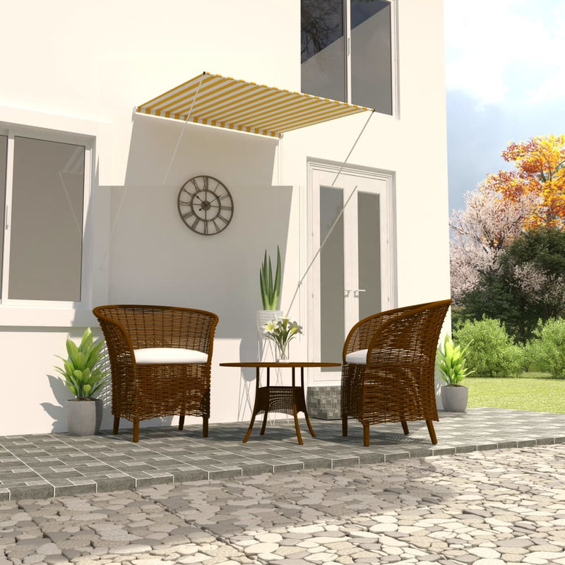 vidaXL Retractable Awning 100x150 cm Anthracite