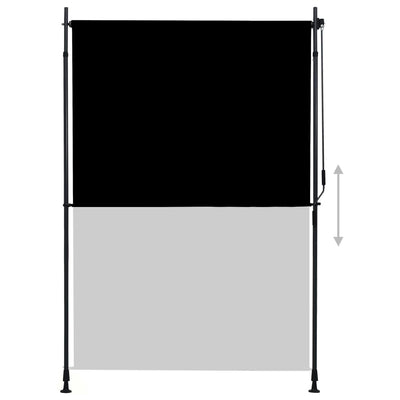 vidaXL Outdoor Roller Blind 120x270 cm Anthracite
