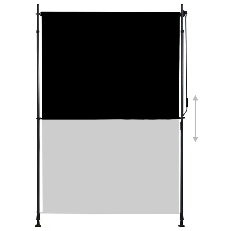 vidaXL Outdoor Roller Blind 120x270 cm Anthracite