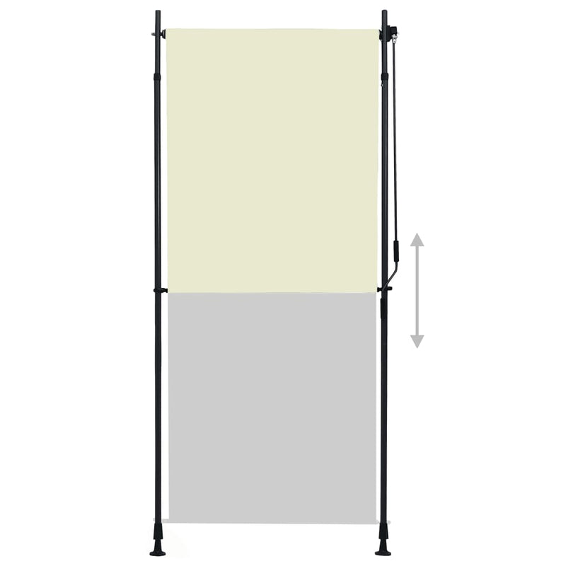 vidaXL Outdoor Roller Blind 100x270 cm Anthracite