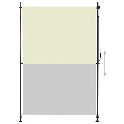 vidaXL Outdoor Roller Blind 100x270 cm Anthracite