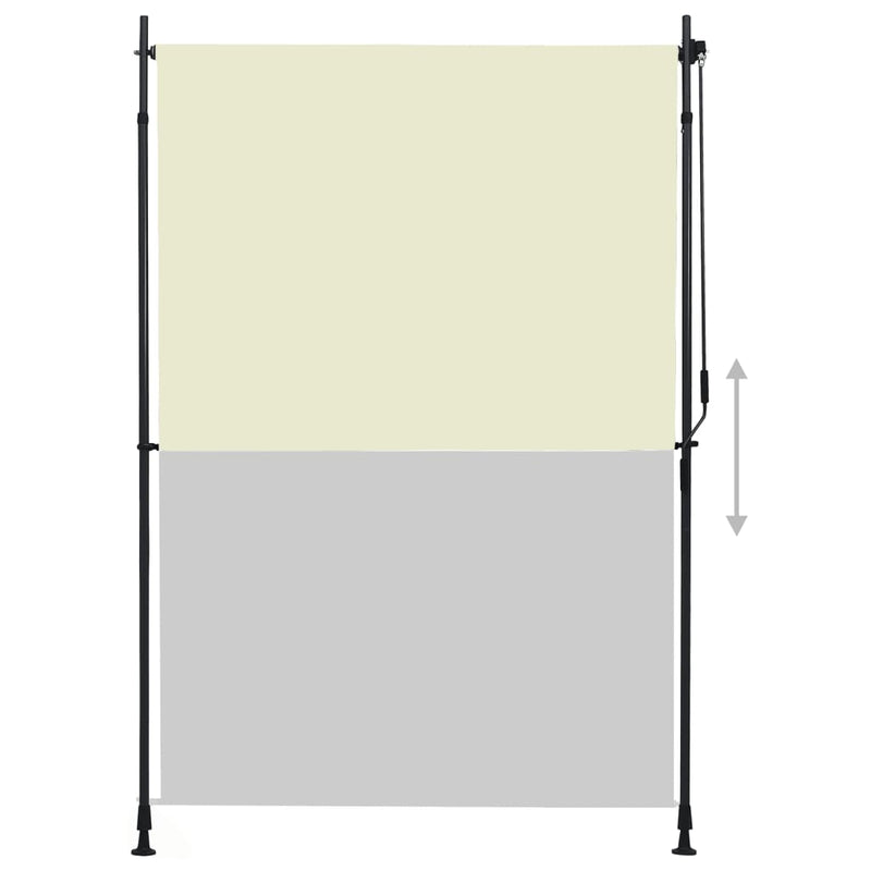 vidaXL Outdoor Roller Blind 100x270 cm Anthracite