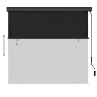 vidaXL Outdoor Roller Blind 170x250 cm Anthracite
