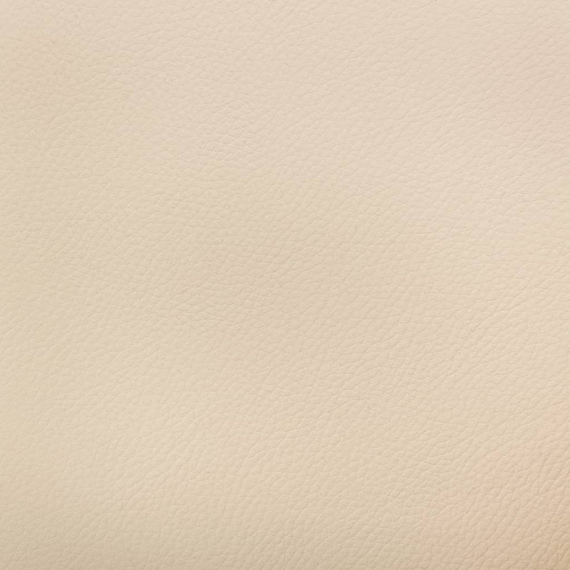 vidaXL Swivel Dining Chair Cream Bent Wood and Faux Leather