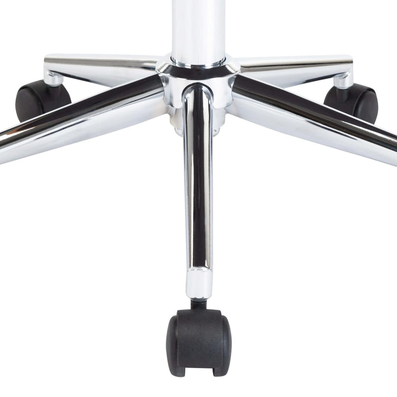 vidaXL Swivel Dining Chair Grey Bent Wood and Fabric