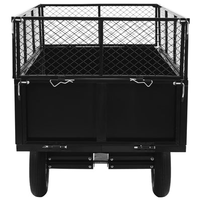 vidaXL Tipping Trailer for Lawn Mower 300 kg Load