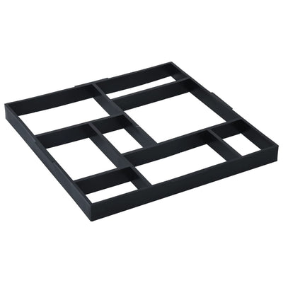 vidaXL Pavement Moulds 2 pcs 50.4x50.4x4.3 cm Plastic