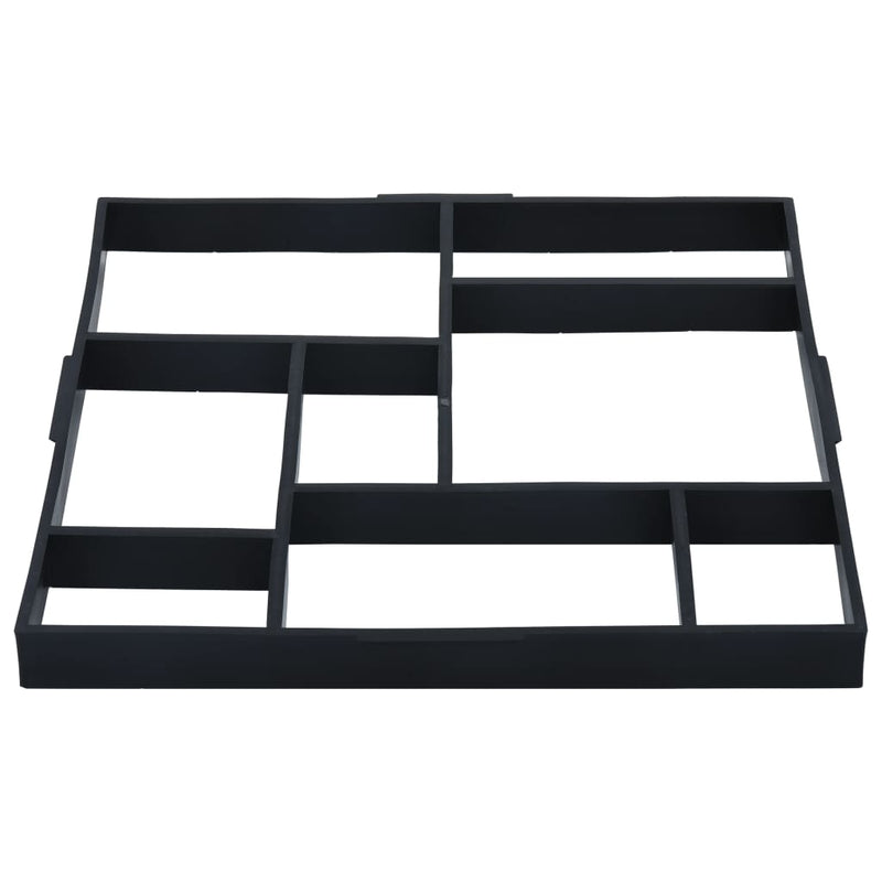 vidaXL Pavement Moulds 2 pcs 50.4x50.4x4.3 cm Plastic