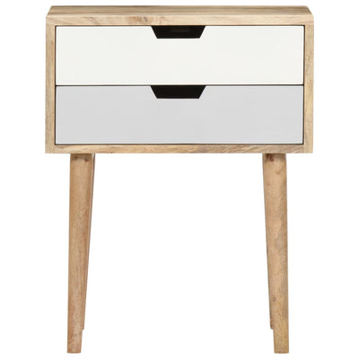vidaXL Bedside Cabinet 47x35x59 cm Solid Wood Mango