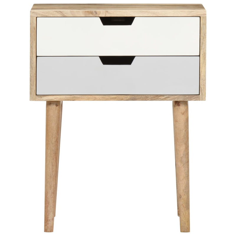 vidaXL Bedside Cabinet 47x35x59 cm Solid Wood Mango