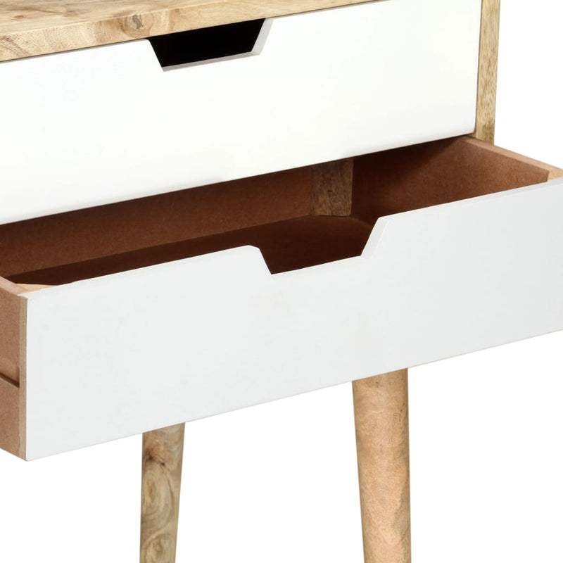 vidaXL Bedside Cabinet 47x35x59 cm Solid Wood Mango