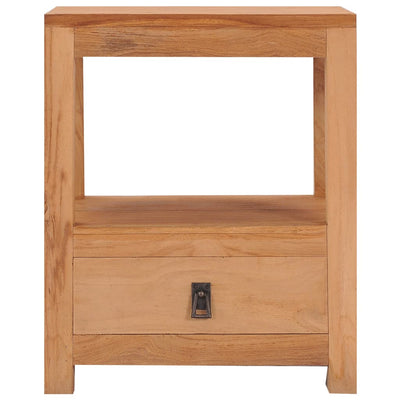 vidaXL Bedside Cabinet 40x30x50 cm Solid Teak Wood