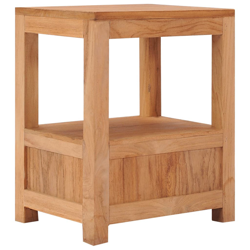 vidaXL Bedside Cabinet 40x30x50 cm Solid Teak Wood