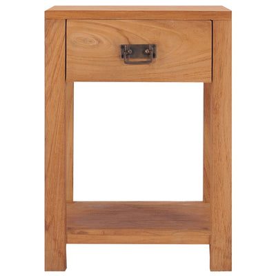 vidaXL Bedside Cabinet 40x30x50 cm Solid Teak Wood
