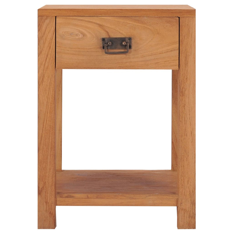 vidaXL Bedside Cabinet 40x30x50 cm Solid Teak Wood