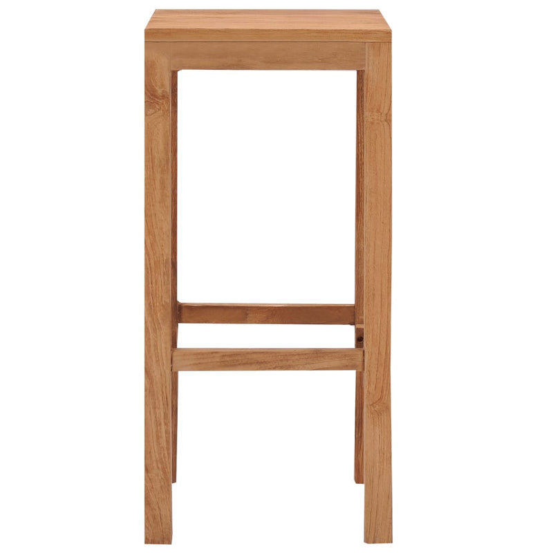 vidaXL Bar Stools 4 pcs Solid Wood Teak