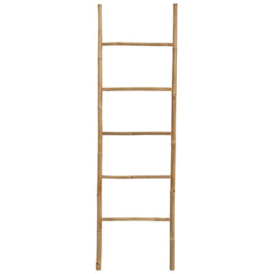 vidaXL Towel Ladder with 5 Rungs Bamboo 150 cm