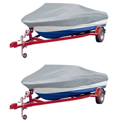 Boat Cover Grey Length 427-488 cm Width 229 cm