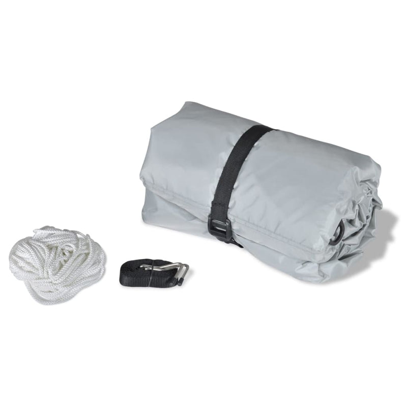 vidaXL Boat Covers 2 pcs Grey Length 519-580 cm Width 294 cm
