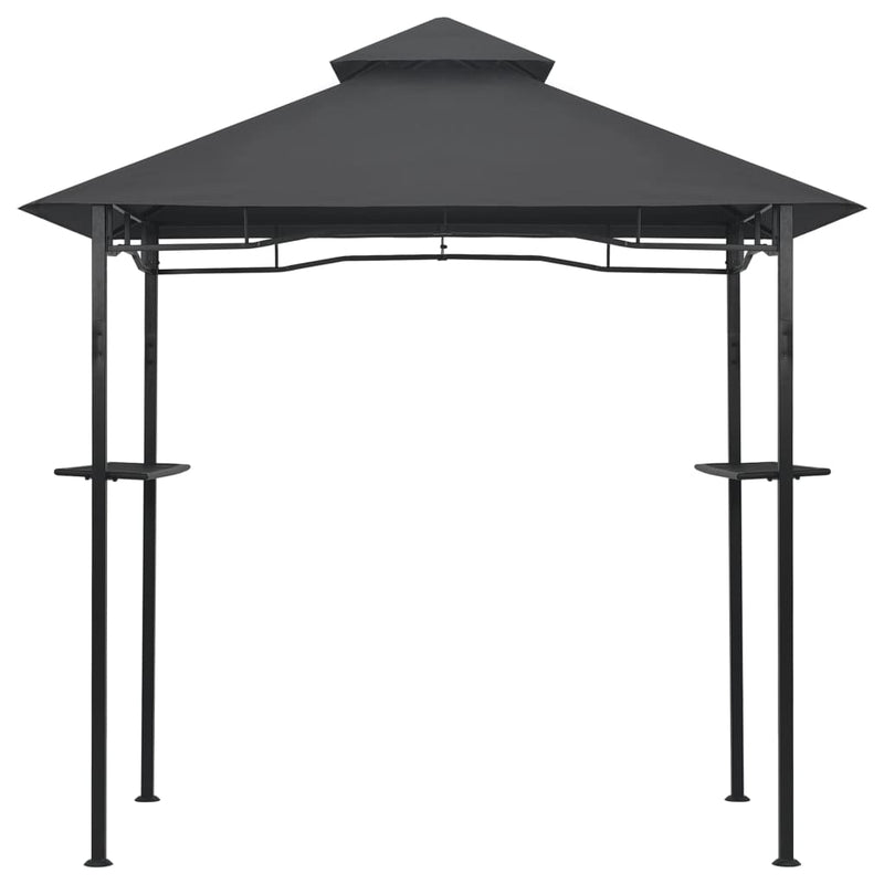 vidaXL BBQ Gazebo 240x150x255 cm Anthracite Steel