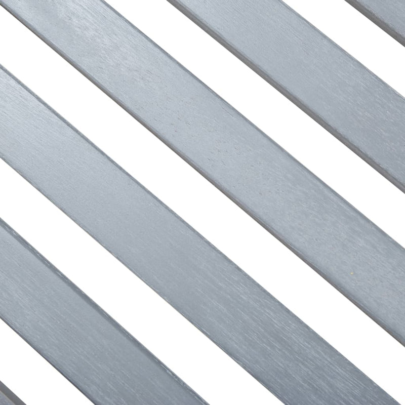 vidaXL 2-Seater Garden Bench 120 cm Grey Solid Eucalyptus Wood