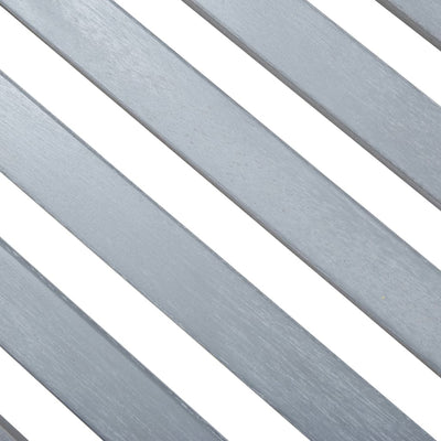 vidaXL 2-Seater Garden Bench 120 cm Grey Solid Eucalyptus Wood