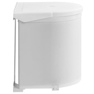 vidaXL Kitchen Built-in Dust Bin Plastic 12 L