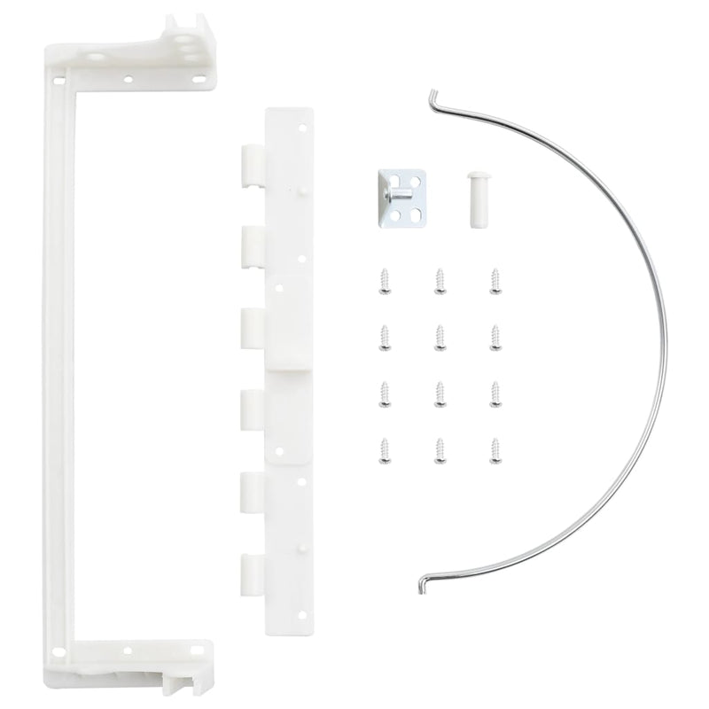 vidaXL Kitchen Built-in Dust Bin Plastic 12 L