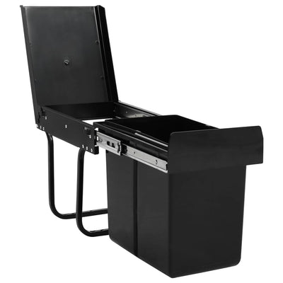 vidaXL Kitchen Cupboard Pull-out Dustbin Soft-Close 20 L