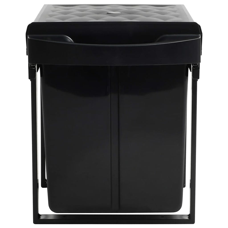 vidaXL Kitchen Cupboard Pull-out Dustbin Soft-Close 36 L