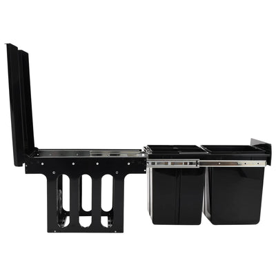 vidaXL Kitchen Cupboard Pull-out Dustbin Soft-Close 36 L