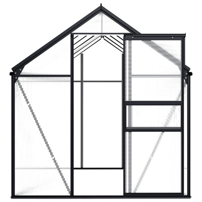 vidaXL Greenhouse Anthracite Aluminium 5.89 m²