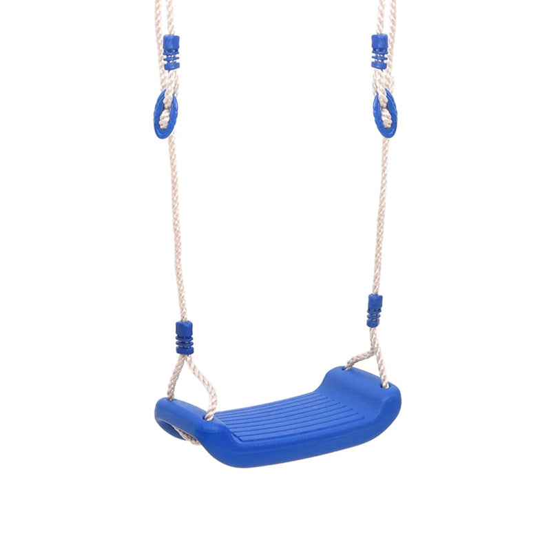vidaXL Swing Seats with Ropes 2 pcs Blue 38x16 cm Polyethene