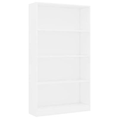 vidaXL 4-Tier Book Cabinet Sonoma Oak 80x24x142 cm Engineered Wood