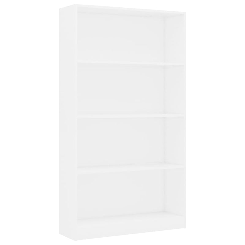 vidaXL 4-Tier Book Cabinet Sonoma Oak 80x24x142 cm Engineered Wood