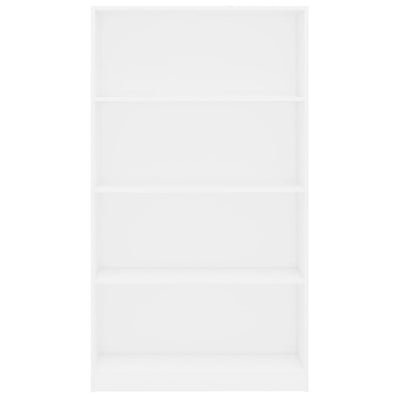 vidaXL 4-Tier Book Cabinet Sonoma Oak 80x24x142 cm Engineered Wood