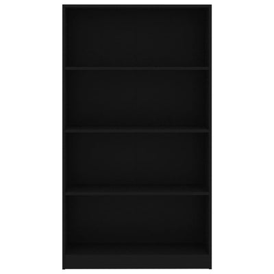 vidaXL 4-Tier Book Cabinet Sonoma Oak 80x24x142 cm Engineered Wood